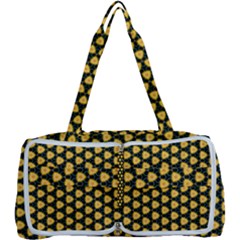 Pattern Halloween Pumpkin Color Yellow Multi Function Bag by HermanTelo