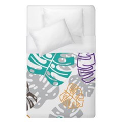 Pattern Leaves Rainbow Duvet Cover (single Size) by HermanTelo