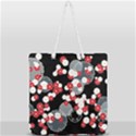 Plum Snow Ring Full Print Rope Handle Tote (Large) View2