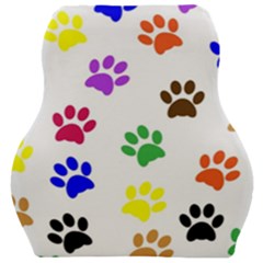 Pawprints Paw Prints Paw Animal Car Seat Velour Cushion  by Sapixe