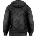 Diagonal Square Black Background Kids  Zipper Hoodie Without Drawstring View2