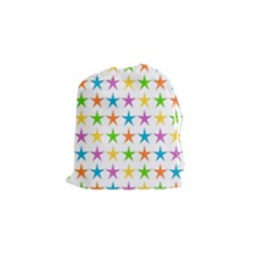Star Pattern Design Decoration Drawstring Pouch (small) by Sapixe