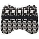 Ellipse Pattern Background Head Support Cushion View2
