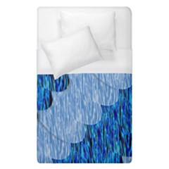 Texture Surface Blue Shapes Duvet Cover (single Size) by HermanTelo