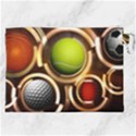 Sport Ball Tennis Golf Football Canvas Cosmetic Bag (XXL) View2