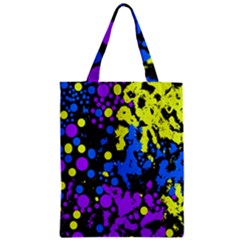 Painted Design 5 Zipper Classic Tote Bag by impacteesstreetweartwo