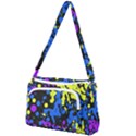 Painted Design 5 Front Pocket Crossbody Bag View1
