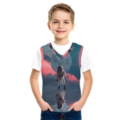 Astronaut Moon Space Planet Kids  Sportswear by Pakrebo