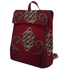 Wonderful Decorative Celtic Knot Flap Top Backpack by FantasyWorld7