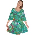 Underwater Summer Velour Kimono Dress View1