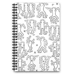 Doodle Pattern 5 5  X 8 5  Notebook by Valentinaart