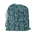 Doodle Pattern Drawstring Pouch (XXL) View2