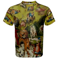 Hieronymus Bosch The Garden Of Earthly Delights (closeup) Hieronymus Bosch The Garden Of Earthly Delights (closeup) 3 Men s Cotton Tee by impacteesstreetwearthree