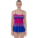 Bisexual Pride Flag Bi LGBTQ Flag Babydoll Tankini Set View1