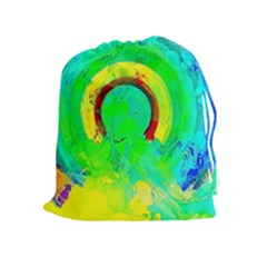 Abstract Color Design Background Drawstring Pouch (xl) by Pakrebo