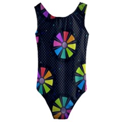 Background Non Seamless Pattern Kids  Cut-out Back One Piece Swimsuit by Pakrebo