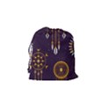 Background Non Seamless Pattern Drawstring Pouch (Small) View2