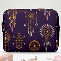 Background Non Seamless Pattern Make Up Pouch (large) by Pakrebo