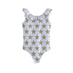 Gold Star Kids  Frill Swimsuit by WensdaiAmbrose