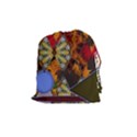 Sunflower Collage Drawstring Pouch (Medium) View1