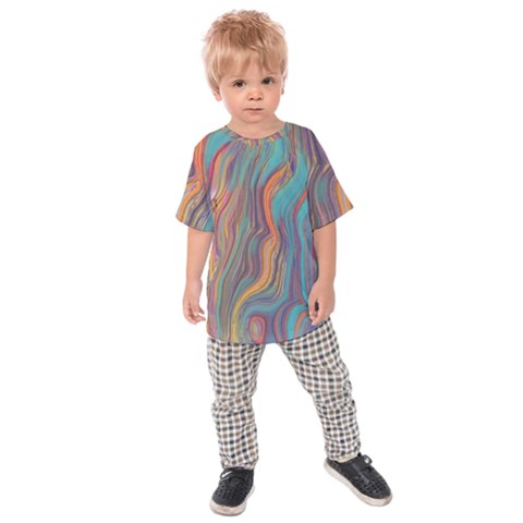 Colorful Sketch Kids  Raglan Tee by bloomingvinedesign