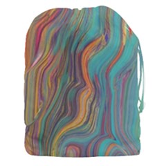 Colorful Sketch Drawstring Pouch (xxxl) by bloomingvinedesign