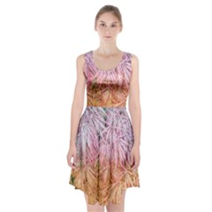 Fineleaf Japanese Maple Highlights Racerback Midi Dress by Riverwoman