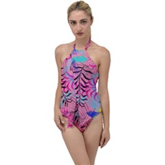 Leaves Go With The Flow One Piece Swimsuit by Sobalvarro