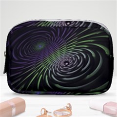 Fractal Fantasy Texture Purple Make Up Pouch (small) by Pakrebo