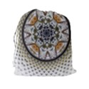 Medallion Fractal Digital Art Drawstring Pouch (XXL) View2