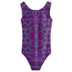 Roses So Beautiful Just For Love From Sky Kids  Cut-out Back One Piece Swimsuit by pepitasart