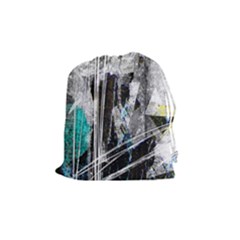 Urban Funk Drawstring Pouch (medium) by ArtistRoseanneJones