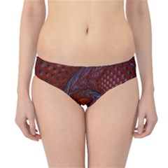 Fractal Red Fractal Art Digital Art Hipster Bikini Bottoms by Pakrebo
