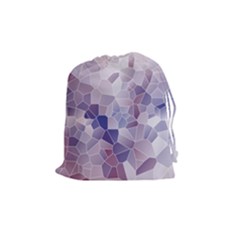 Americana Abstract Graphic Mosaic Drawstring Pouch (medium) by Pakrebo