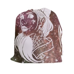Galaxy Stars Giel Drawstring Pouch (xxl) by snowwhitegirl
