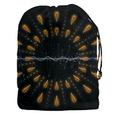Background Pattern Bright Graphic Drawstring Pouch (xxxl) by Pakrebo