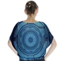 Technology Background Binary Batwing Chiffon Blouse View2