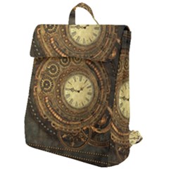 Noble Steampunk Clockwork Flap Top Backpack by FantasyWorld7