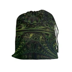 Background Alien Render 3d Fantasy Drawstring Pouch (xl) by Pakrebo