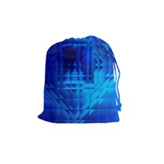 Inary Null One Figure Abstract Drawstring Pouch (medium) by Pakrebo