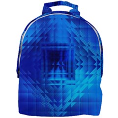 Inary Null One Figure Abstract Mini Full Print Backpack by Pakrebo