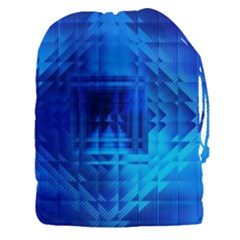 Inary Null One Figure Abstract Drawstring Pouch (xxxl) by Pakrebo