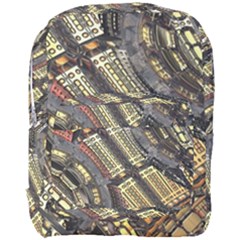 Render 3d Fractal Design Metal Full Print Backpack by Pakrebo