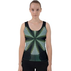 Lines Abstract Background Velvet Tank Top by Pakrebo