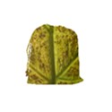Leaf Structure Texture Background Drawstring Pouch (Medium) View2