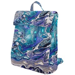 Paint Acrylic Paint Art Colorful Flap Top Backpack by Pakrebo