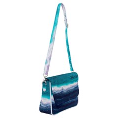 Color Acrylic Paint Art Painting Shoulder Bag With Back Zipper by Pakrebo