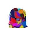 Crazycolorabstract Drawstring Pouch (Medium) View2