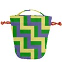 Seamless Background Pattern Drawstring Bucket Bag View2