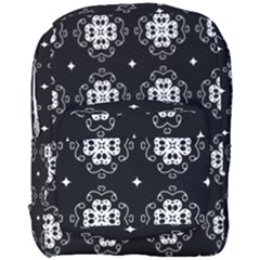 Ornament Flowers Seamless Geometric Full Print Backpack by Pakrebo